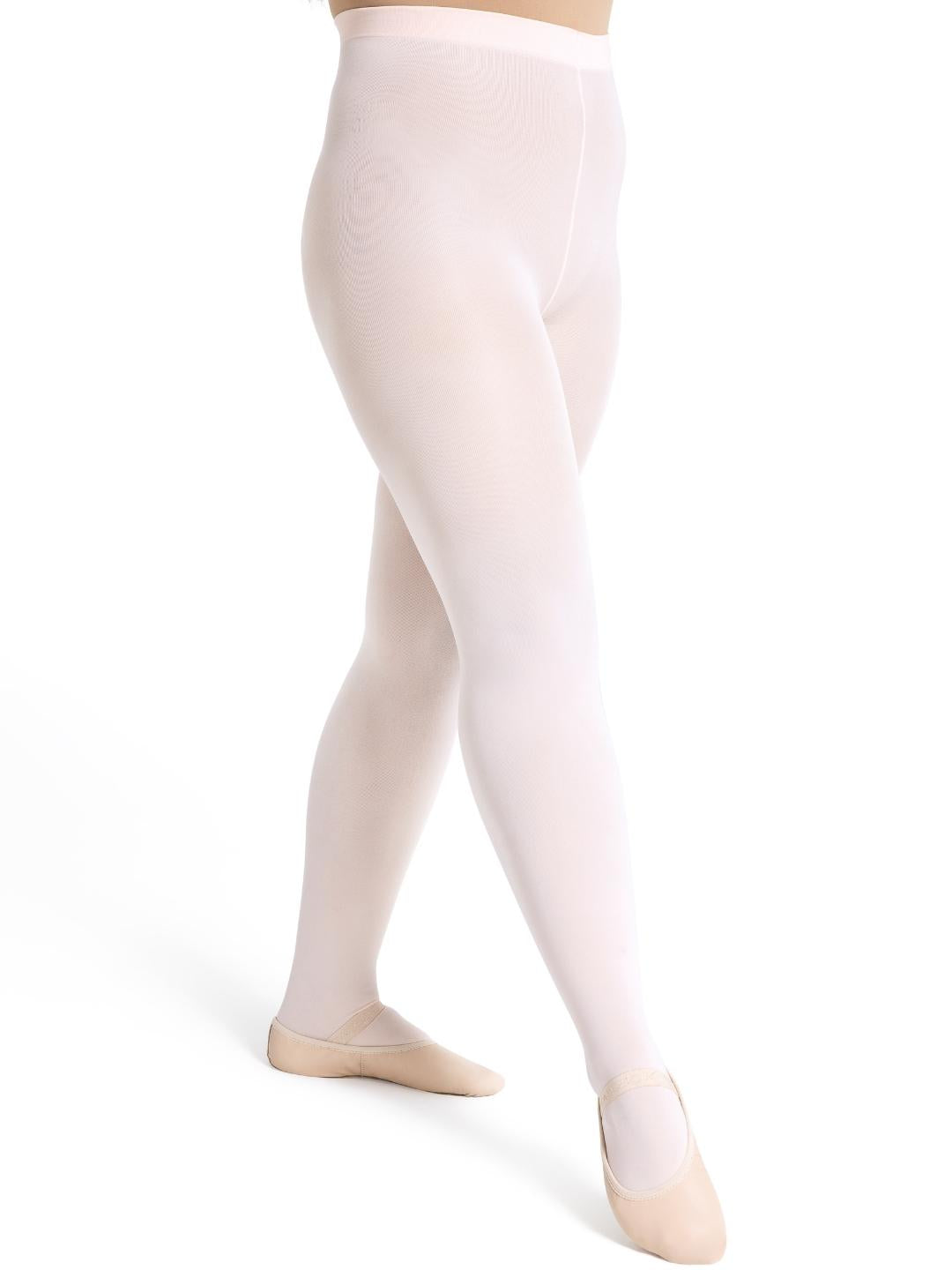 Ultra Soft Self Knit Waistband Transition® Tight, a comfortable and durable dance tight with a soft self-knit waistband - pink